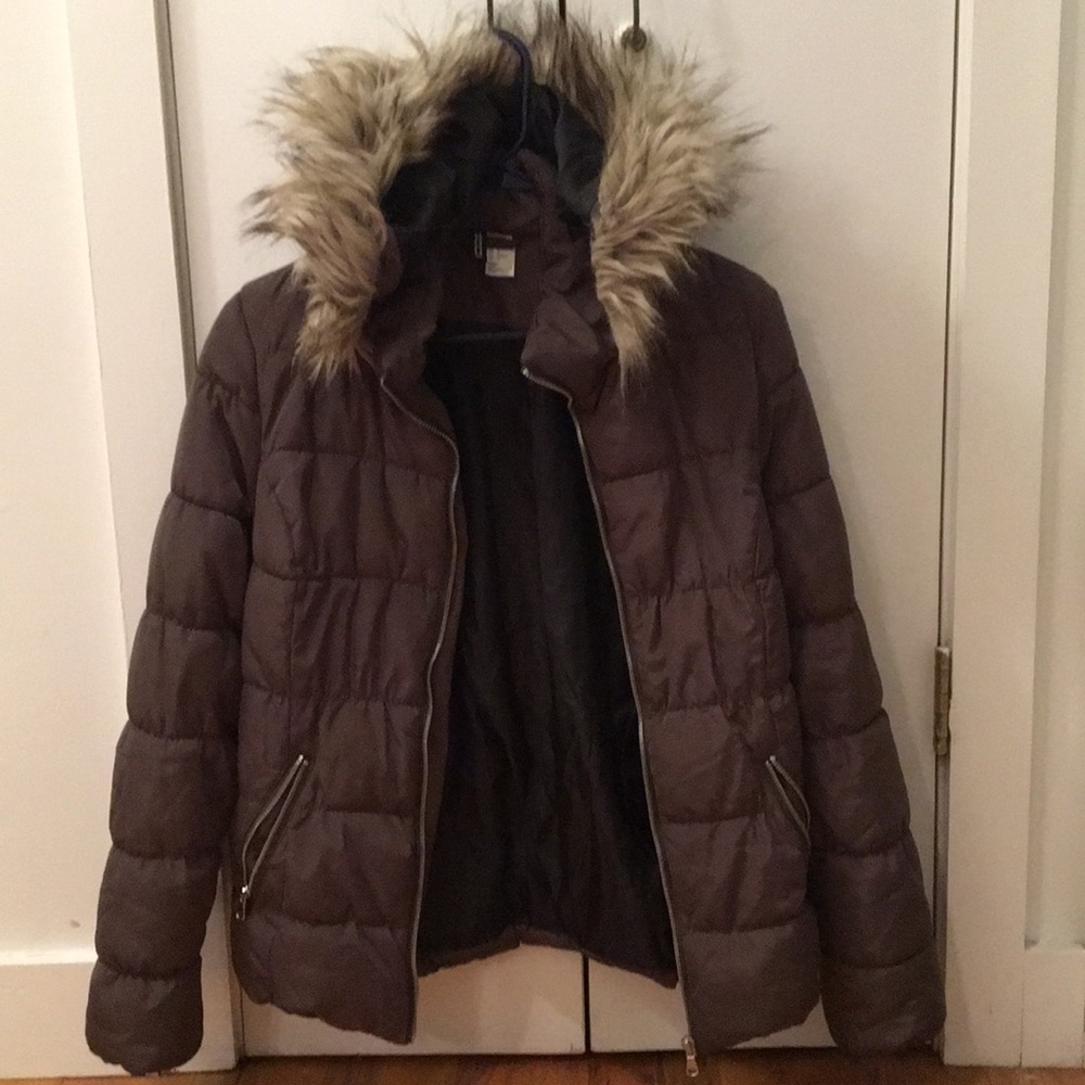 H&M Faux Fur Winter Coat